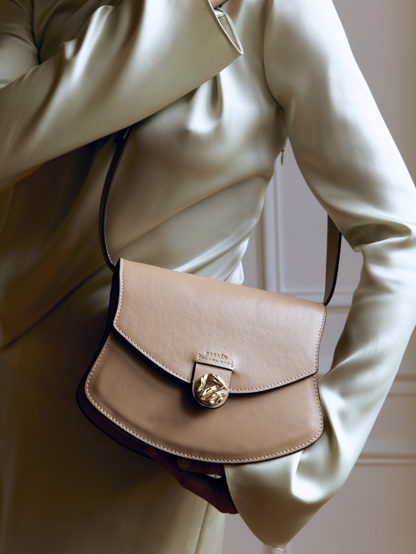 SARA BAG CROSSBODY  TAUPE/BEIGE