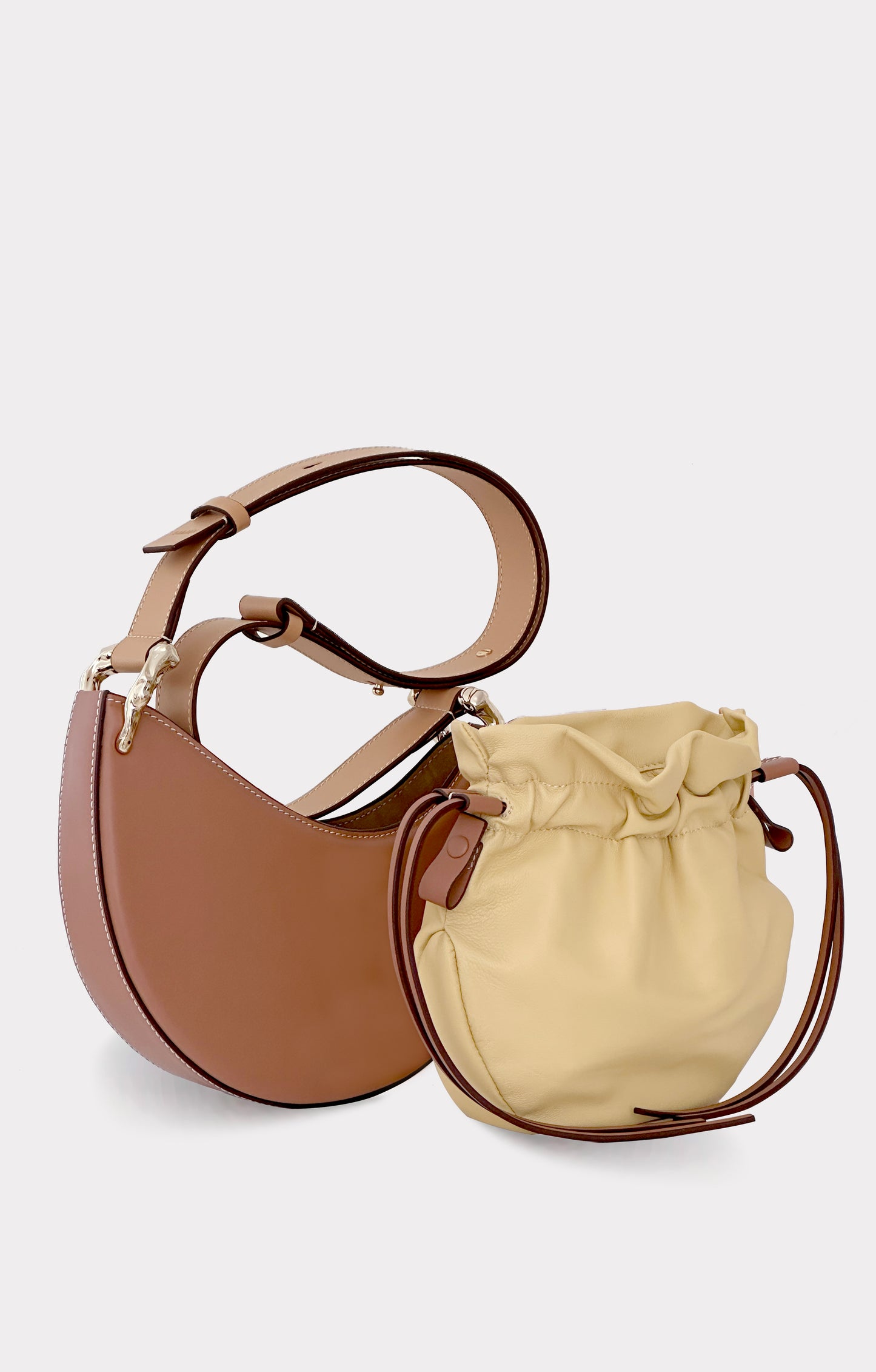 DANSE BAG CROSSBODY /  CAMEL-BUTTERYELLOW