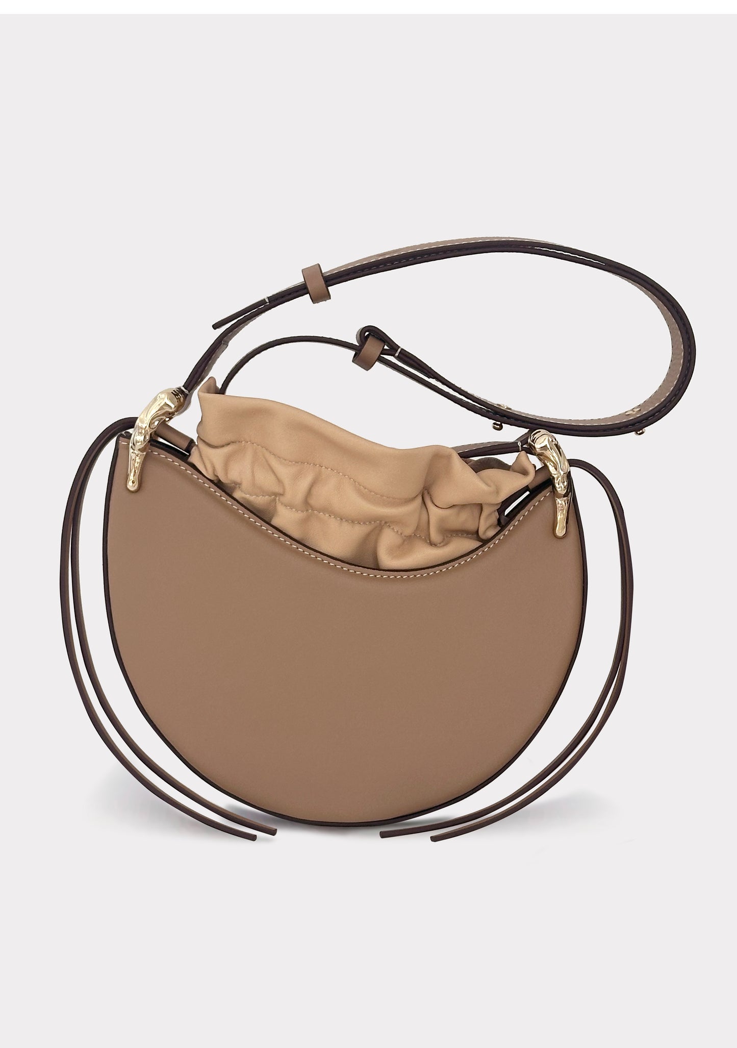DANSE BAG CROSSBODY / TAUPE-EARTH SABLE